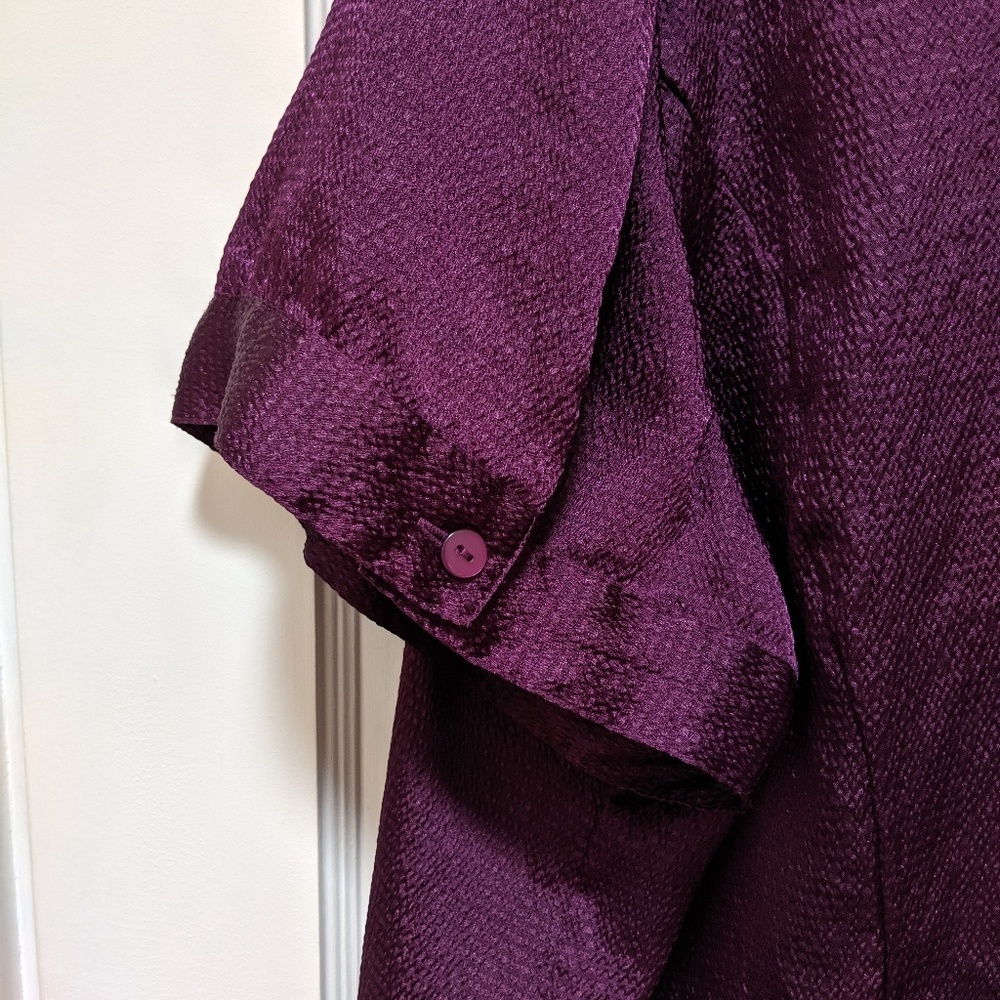 Lane Bryant Ruffle button up blouse - Picture 7 of 8